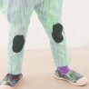 FRANKY GROW Pantalon Jodhpur Wood - mauve & vert fluo