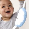 Hochet bébé & anneau de dentition nuage: bleu | A Little Lovely Company