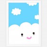 NOODOLL Affiche "happy Cloud" (A2 : 42x59cm)