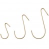 Crochet en laiton forme "S" (large)