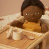 Olli Ella set repas pour poupée en bois naturel