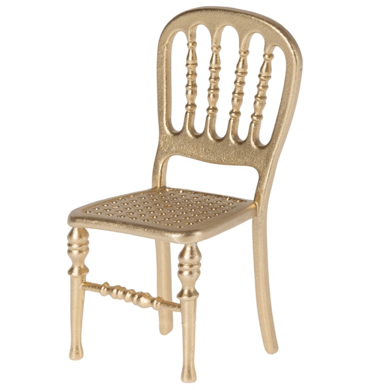 Maileg chaise dorée pour souris micro