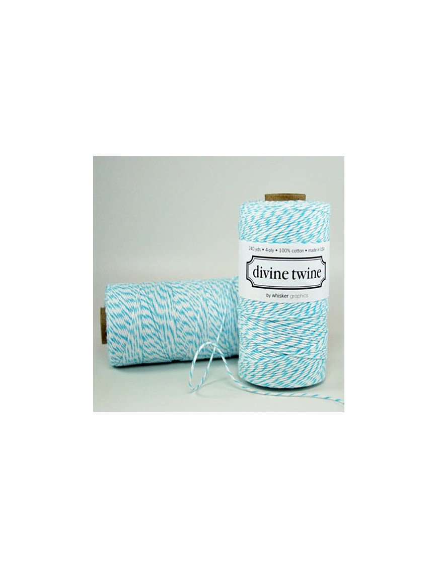 Divine Twine - Ficelle Baker Twine - Aqua/Turquoise